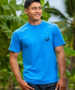 Lawaia Makau Ulua - Blue Hawaii Dyed Short Sleeve Crewneck T-Shirt 6 Lawaia Makau Ulua - Blue Hawaii Dyed Short Sleeve Crewneck T-Shirt -Crazy Shirts Sale Store 97ccda5a38b25f9656652ffc58e585bd