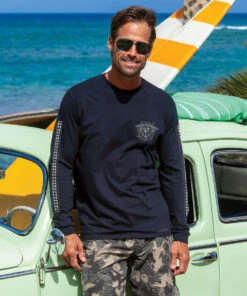 Tribal Manta Shark - Black Long Sleeve Crewneck T-Shirt 6 Tribal Manta Shark - Black Long Sleeve Crewneck T-Shirt -Crazy Shirts Sale Store b4b7d6227fd2923fcc40bdb9455b9d57