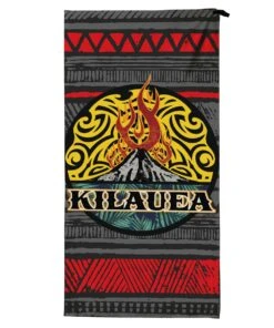 Kilauea Flame - Microfiber Beach Towel