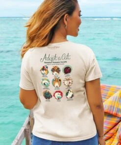 Hawaiian Humane Society Cat Creatives - Coconut Dyed Short Sleeve Scoop Neck T-Shirt 6 Hawaiian Humane Society Cat Creatives - Coconut Dyed Short Sleeve Scoop Neck T-Shirt -Crazy Shirts Sale Store d12259fb945dae4db5103c991f760728