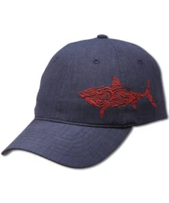 Red Shark - Navy Polyester Hat