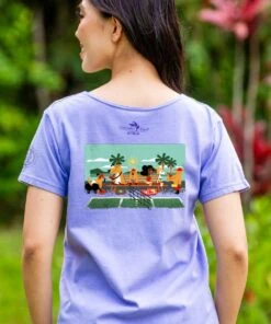 Hawaiian Humane Society Adopt A Dog Pickleball - Lavender Dyed Short Sleeve Scoop Neck T-Shirt 6 Hawaiian Humane Society Adopt A Dog Pickleball - Lavender Dyed Short Sleeve Scoop Neck T-Shirt -Crazy Shirts Sale Store f7ed002c5f55b93087bbdf59fc528de8