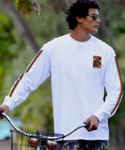 Volcano Scenic - White Long Sleeve Crewneck T-Shirt 6 Volcano Scenic - White Long Sleeve Crewneck T-Shirt -Crazy Shirts Sale Store fe970deadc827c552c0d630ec67fbe6a